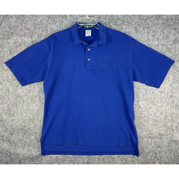 Vintage Outer Banks Men’s Blue Polo Shirt Cotton Size XL - Picture 1 of 8